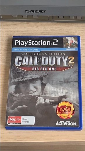 Call of duty 2, big red one for Playstation 2.