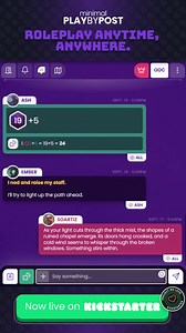 Dive into your campaign anytime. Minimal Play-by-Post makes text-based roleplay simple and fun. | Minimal Roleplay