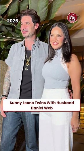 Sunny Leone And Daniel Weber Serve Stylish Couple Goals In Matching Looks