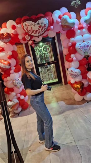Valentine balloon setup and photoshoot by DecorsByNaty at Soy Restaurant 🎈✨ Photoshoot on 14 Feb — don’t miss the romantic vibes 😍 #valentine #BalloonArt #decoration @SOY Lebanon #DecorsByNaty #EventPlanner 14Feb ValentinePhotoshoot 💖