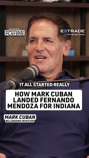 I think this is the first time Cuban has ever specifically said any of this regarding Mendoza? Did I miss statements like this earlier?