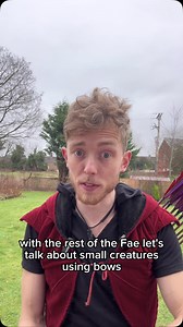 Don't forget to check YouTube for my full video on fantasy creatures doing archery! . . #fantasy #nerd #archer #archery #dnd | David the Arrow Bard