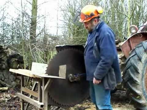 Sharpening a circular saw for cutting firewood: part one