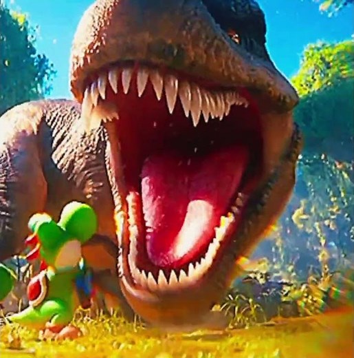 YOSHI VS T-REX!!!! Super Mario Galaxy Il Film - Edit!