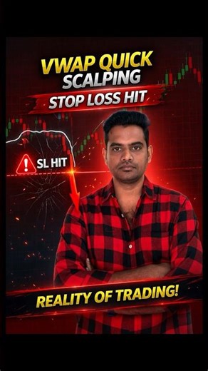 VWAP Quick Scalping SL Hit 😤 | Stop Loss Hit | Real Trading Reality