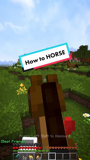 How to Ride a Horse in Minecraft