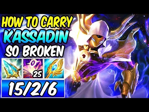 KASSADIN MID GUIDE | How To Play Kassadin Mid & CARRY | Best Build & Runes S15 | League of Legends