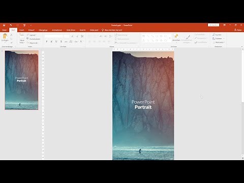 PowerPoint Hochformat einstellen (2020)