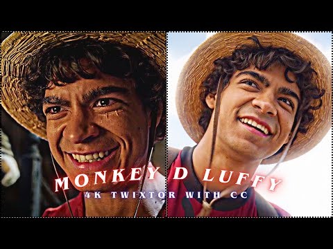 Monkey D Luffy 4K Twixtor with cc || One Piece Season 2 || 4K 60fps Twixtor || Luffy Scenepack