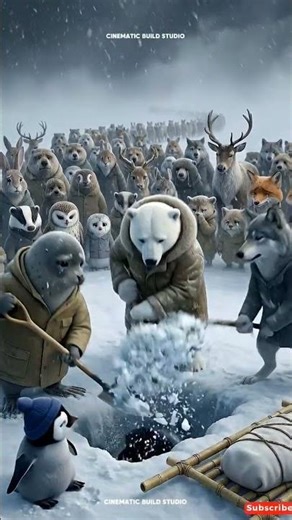 Penguin Death Story with Baby Crying 😭 Emotional Video💔 #shorts #viralshorts