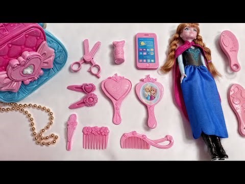 Frozen ANNA Beauty Set | Magical Unboxing Disney Princess Doll Collection | ASMR Video | Toys Review