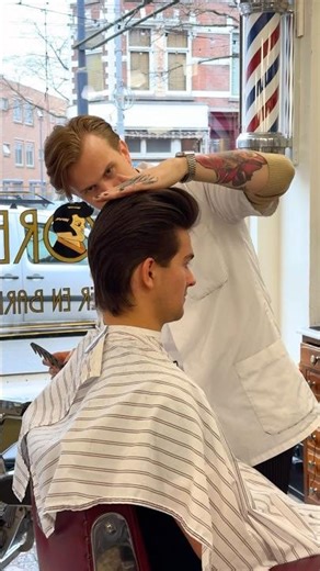 Clippers Only Pompadour Haircut by Schorem Barber Cris!