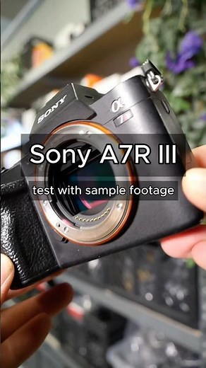 Sony Alpha 7R Mark III A7R 3 camera test sample photos video footage #camera #sonyalpha #sonya7r3