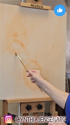 The BEST METHOD for starting a painting with layers! #Cynthiajensenart #OilPaintingForBeginners #Art