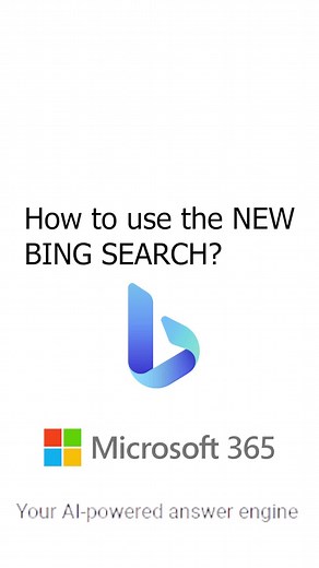 How to use the NEW Bing Search? #bing #microsoft #microsofteducation #ai