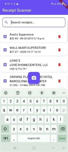 AI Receipt Search Engine | OCR & RAG-Powered Expense Automation Tool