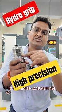 hydro grip tool holder - high precision tool holder - best tool holder #cncmill #cnctooling