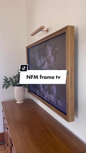 The great thing is—this can be done to ANY TV! #ad Thank you to NFM for the Samsung frame tv! Our living room is kinda funky setup so it’s great to be able to camouflage our tv a bit! We even have a great mount to be able to pull the tv out for better viewing while still being decently flat to the wall! We’ve gotten all of our appliances in the past from NFM as well as an array of other stuff. It’s so nice because they have free delivery (even out here) and 24 month financing on purchases over $