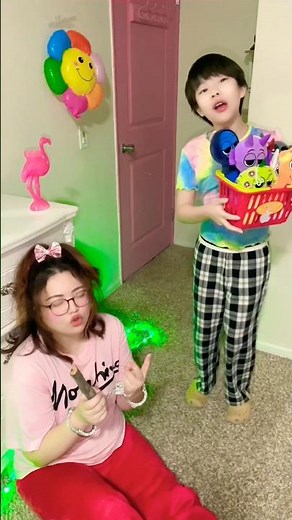 Sleeping Sister With Baby Brother 🤩🤣 Melody Funny Show