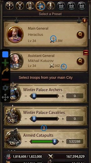 Evony TKR General Training By Using Auto Clicker. Easy Method ‪@topgamingfun‬