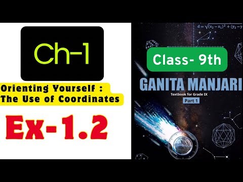 Class 9 Ganita Manjari CH:1 Exercise set 1.2 The use of Coordinates Maths Ncert new book 2026-27
