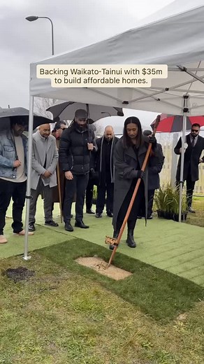 2.2M views · 9.7K reactions | We’re backing Waikato-Tainui with $35 million in support to build 100 affordable homes. Mahi tahi = working together. | Tama Potaka | Facebook