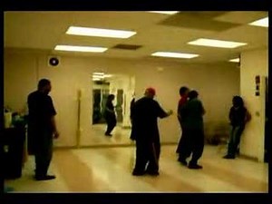 Cupid Shufflers looking awesome doing the Cupid Shuffle