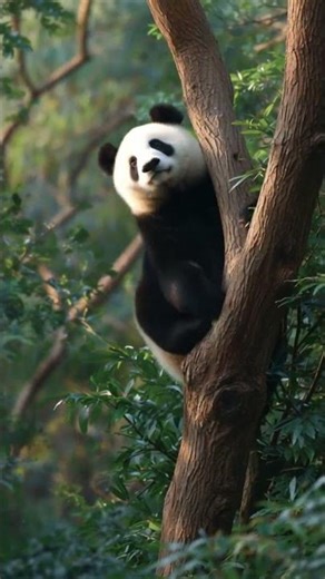 GIANT PANDA: One of the most recognizable animals in the world. #wildlife #panda #animals #wild