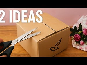 2 Creative Ideas Using Simple Cardboard Box | Easy DIY Projects