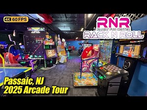 Rack N Roll Family Fun Center (Passaic NJ), August 2025 arcade tour, new 4K full walkthrough
