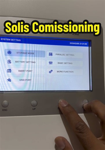 Solis Hybrid inverter Complete Setting and commissioning. Smart Load Settings. How to remove Meter Comm Fail error in Solis Inverter?. #solis #solar #fu #fyp #settings