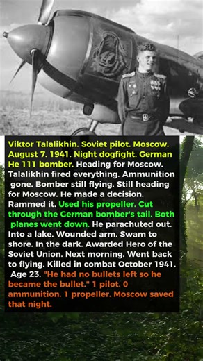 Pilot Ran Out of Ammunition — So He Used His Propeller to Cut Off the Enemy's Tail