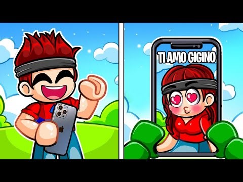 MI FINGO UNA RAGAZZA E CI PROVO CON GIGINO su ROBLOX SNAPCHAT!