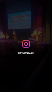 This song has been getting so much love at our shows. The instant the first note plays, a buzz ripples through the auditorium, the kids audibly gasp, get on their feet and start singing - it’s magic! Lovely to have one of our team out front this week, capturing this beautiful angle for us. Featuring the amazing Mel, our Auslan interpreter who might just be more animated and expressive than Pevan & Sarah combined. She’s the best! 💜 🤟thanks @melsione 🎥 thanks @clarinade | Pevan and Sarah