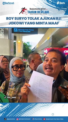 Roy Suryo Tolak Ajukan Restorative Justice: Jokowi yang Harusnya Minta Maaf ke Rakyat