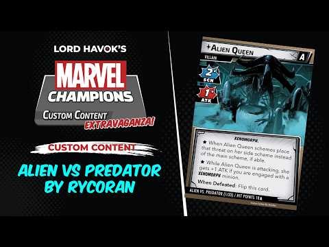 Marvel Champions Custom Content Alien vs Predator vs Marvel