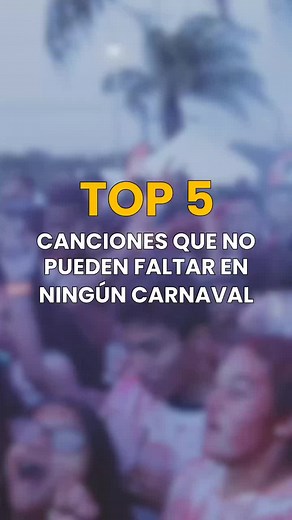 Sigue la temporada de carnavales🎉, y estas 5 canciones obvio no pueden faltar 💃 #carnaval #carnavales #canciones #musica #recomendaciones #brasil #celiacruz #axebahia #ryansp #mckaique #bandacarnaval