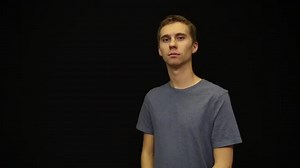 Watch how to sign 'handlebar mustache' in American Sign Language.