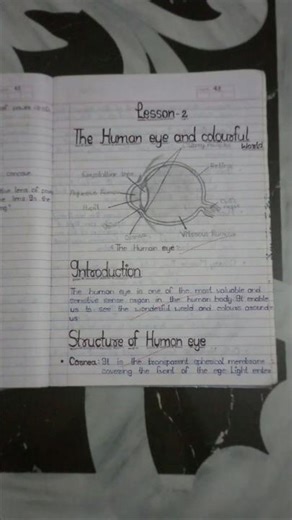 Physics Class 10th Lesson 2 The Human Eye And Colourful World #physics wallah #pcmb #hbcse