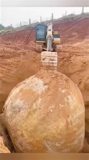 Engineering #construction excavators remove unwanted rocks.