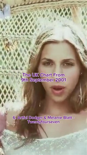 The chart on this day 25 years ago was wild! So many different genres and types of artists. Which are your faves? The Artful Dodger and Melanie Blatt track is such an underrated classic 20. Little Trees - Help I'm A Fish 19. Jamiroquai - Little L 18. Spiritualized - Stop Your Crying 17. Wyclef Jean - Perfect Gentleman 16. Ian Van Dahl - Castles In The Sky 15. Staind - It's Been Awhile 14. Emma Bunton - Take My Breath Away 13. Darude - Out Of Control 12. Nelly Furtado - Turn Of The Light 11. Redm