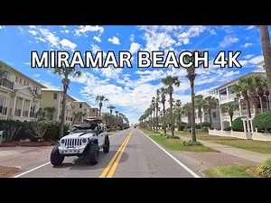 Miramar Beach 4K - Scenic and Relaxing Drive