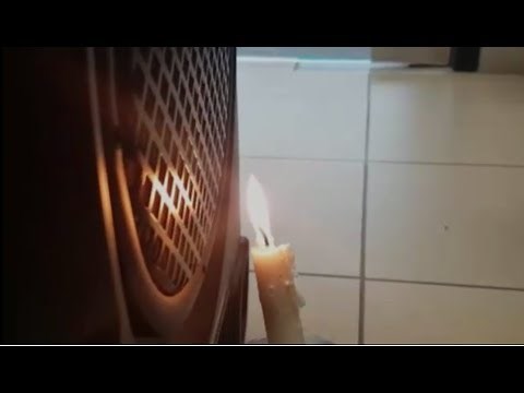 Sound Wave -speaker and candle flame demonstration