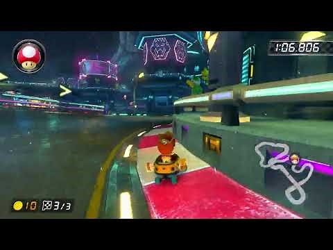 3DS Neo Bowser City [200cc] - 1:18.871 - Montmeló (Mario Kart 8 Deluxe World Record)