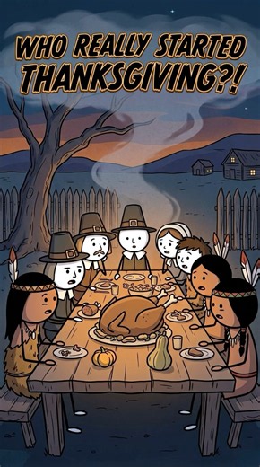 WHO REALLY INVENTED THANKSGIVING?! 😳🦃