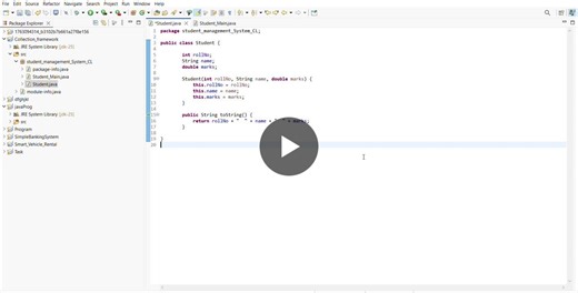 #java #studentproject #corejava #collectionframework #learning | Tanuja Asabe