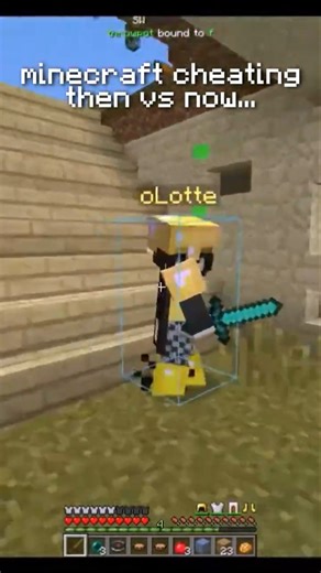 minecraft cheating then vs now... (2026)