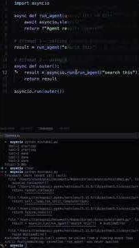 Never Call asyncio.run() Inside an Async Function
