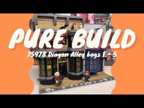 LEGO HARRY POTTER 75978 Diagon Alley part 1 - Pure build