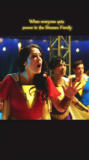 When everyone gets power in the Shazam Family😲🤡🔥 #shazam #shazam2019 #dc #shorts #youtubeshorts